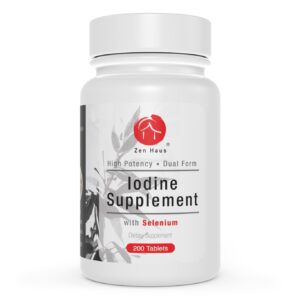 Iodine Supplement Complex with Selenium (lugol's iodine, iodine pills, potassium iodide)